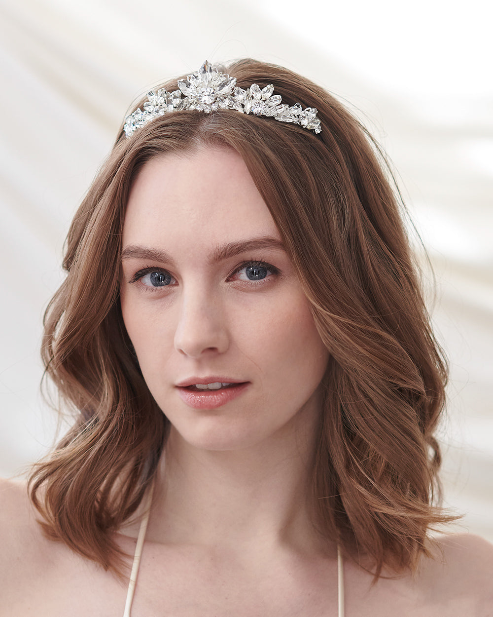 Francesca Petite Tiara - Elegant Rhinestone Crown for Women & Girls - Perfect for Weddings, Pageants, Birthday Parties & Cosplay