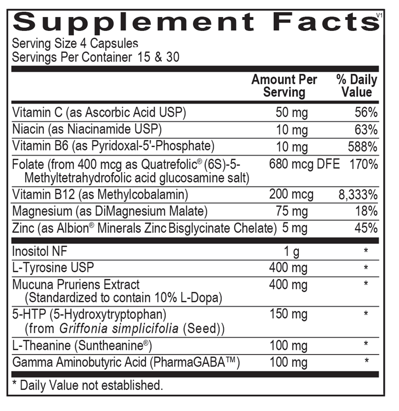 OrthoMolecular Products CereVive - Brain Health Supplement for Memory & Focus - Supports Cognitive Function for Students & Professionals