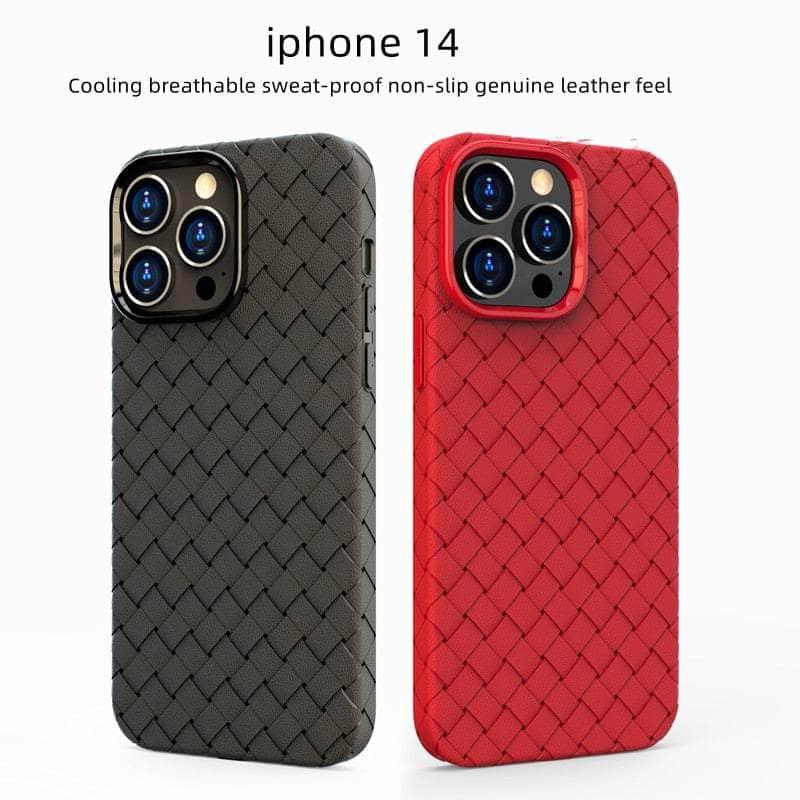 Breathable iPhone 14 Pro Max Mesh Case - Lightweight Protective Cover with Airflow Design for Enhanced Cooling | Perfect for Outdoor Activities, Sports & Everyday Use