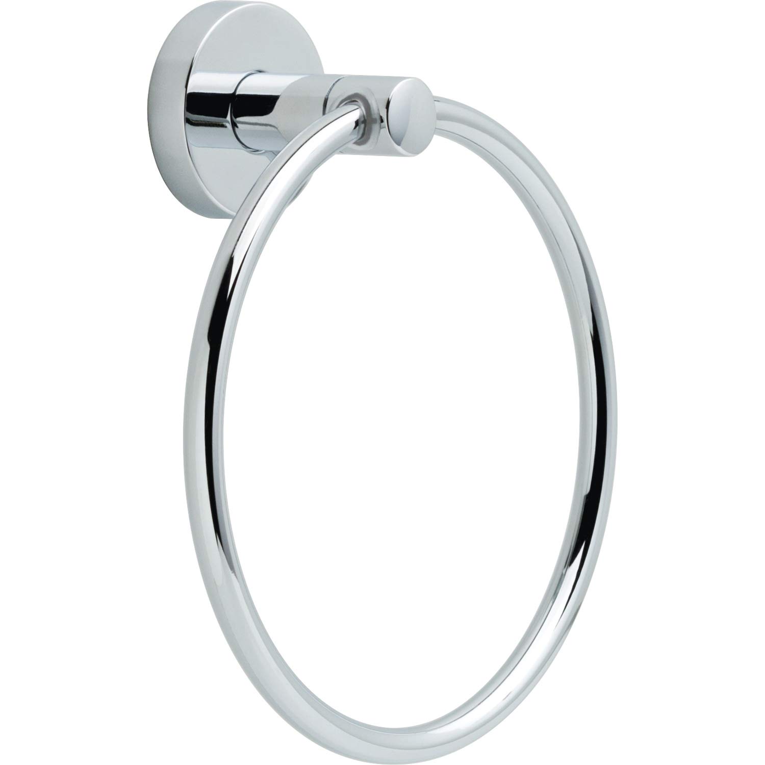 BH&G Prescott 6-Inch Wall Mount Towel Ring Holder - Chrome Polished Bathroom & Sink Hardware Accessory Set of 2 - Perfect for Towel Organization in Bathrooms, Powder Rooms & Spa Areas