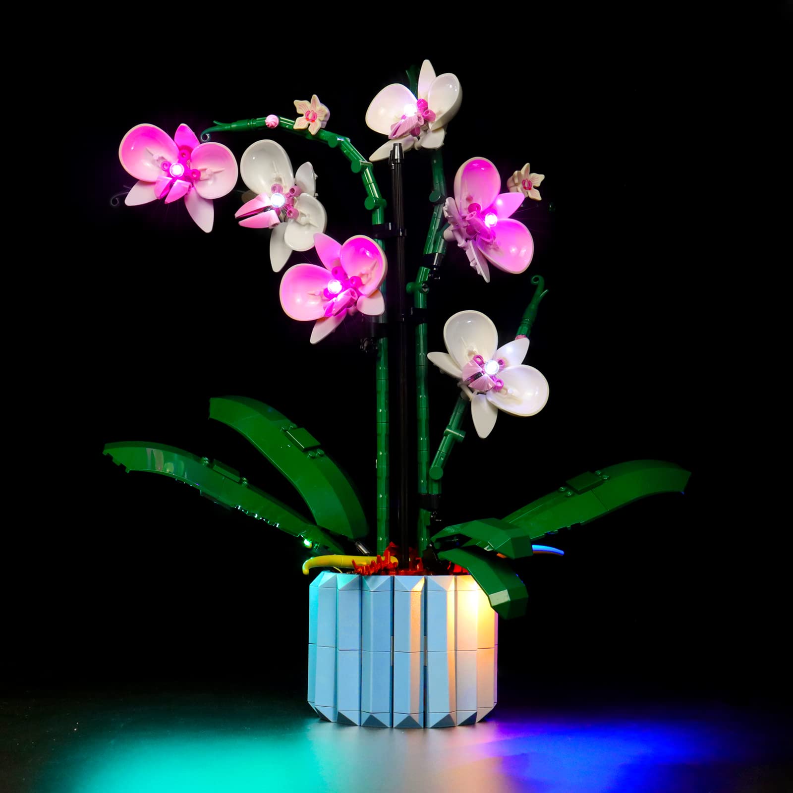 BrickBling LED Lighting Kit for Lego 10311 Orchid - Compatible with Orchid Building Set (Lights Only, No Models Included) - Perfect for Home Decor, Gift Ideas & Lego Display Enhancement