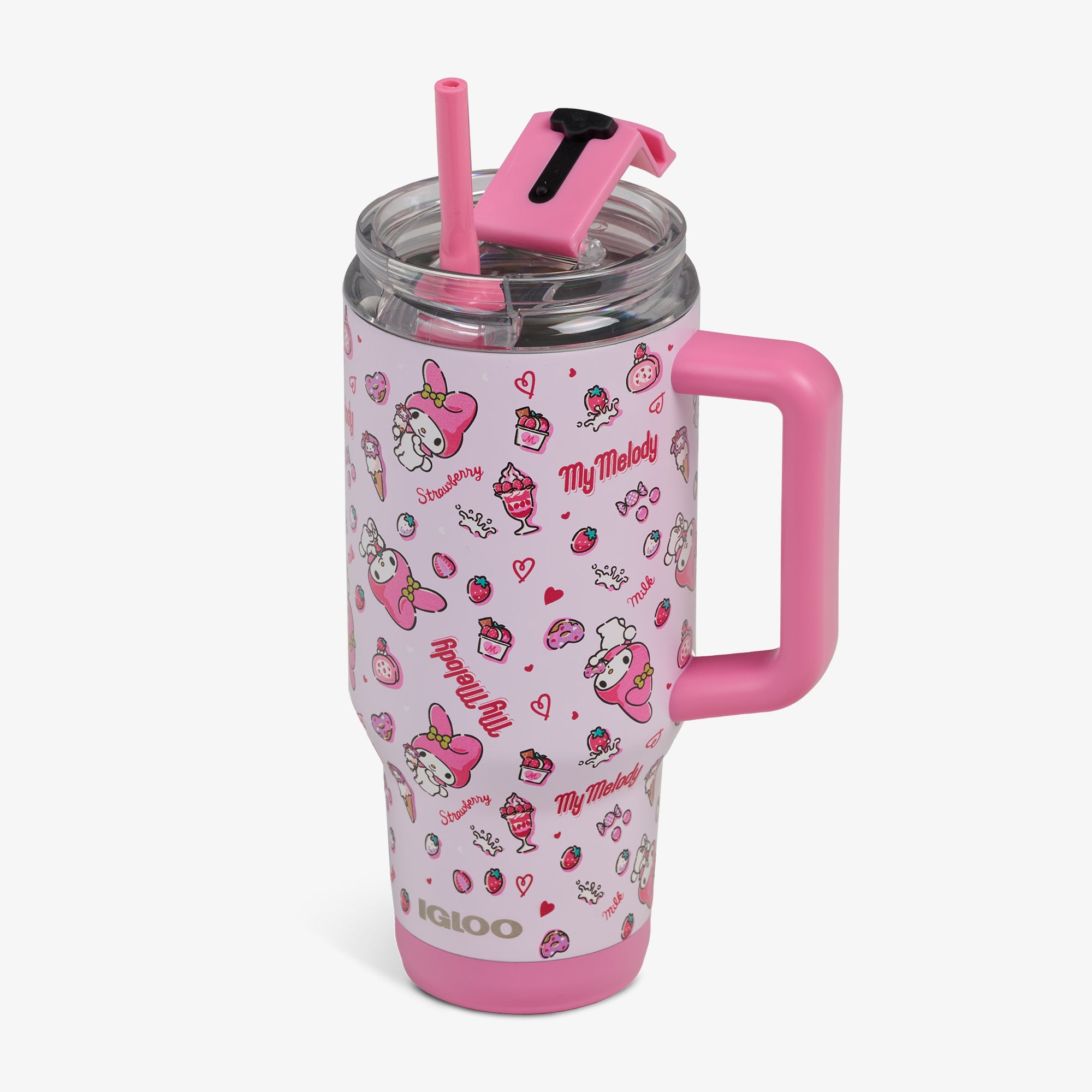 My Melody™ 32 Oz Insulated Travel Mug - Leak Proof Stainless Steel Tumbler with Lid for Hot & Cold Drinks - Perfect for Commuting, Work, School and Outdoor Activities