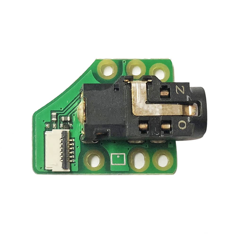 Original Title: ARCADORA Earphone Socket Interface Headset Headphone Jack Plug Port Part Board Replacement Console for Nintendo Switch Lite for NS   Optimized Title: ARCADORA Nintendo Switch Lite Headphone Jack Replacement - 3.5mm Audio Port Repair Board for NS Console (Gaming, Travel, Home Use)
