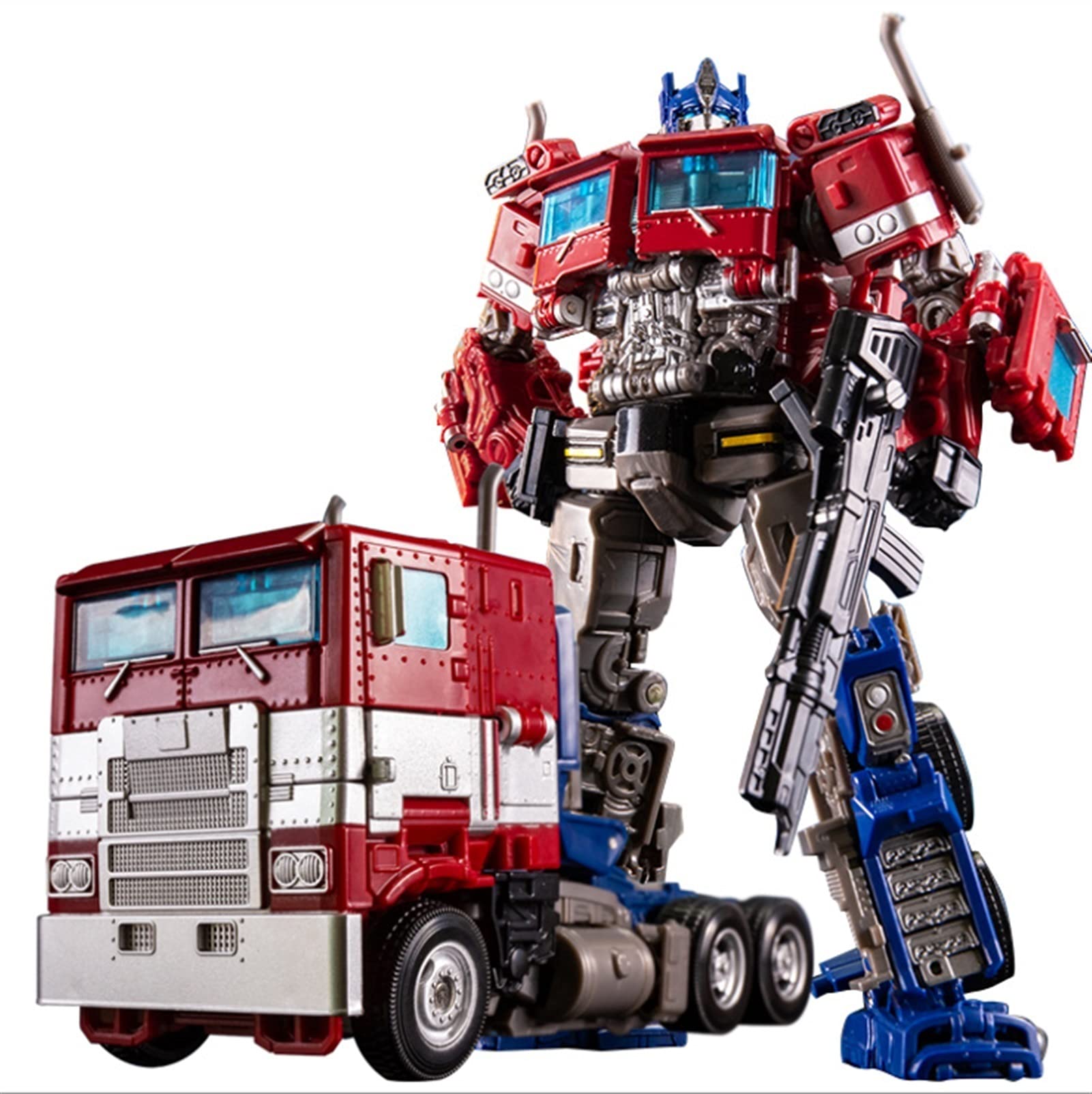 WAWAYU H6001-4 Transformable Optimus Prime Robot Toy - Purple Alloy Collectible Figure for Kids & Adults | Perfect for Display, Gifts, and Action Play Scenes