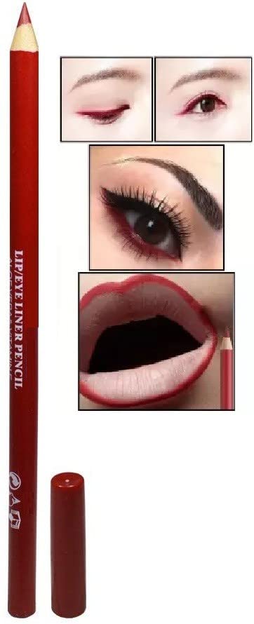 Red Pencil Eyeliner 2g - Waterproof & Long-Lasting Eye Liner for Precise Definition, Perfect for Everyday Makeup & Professional Looks