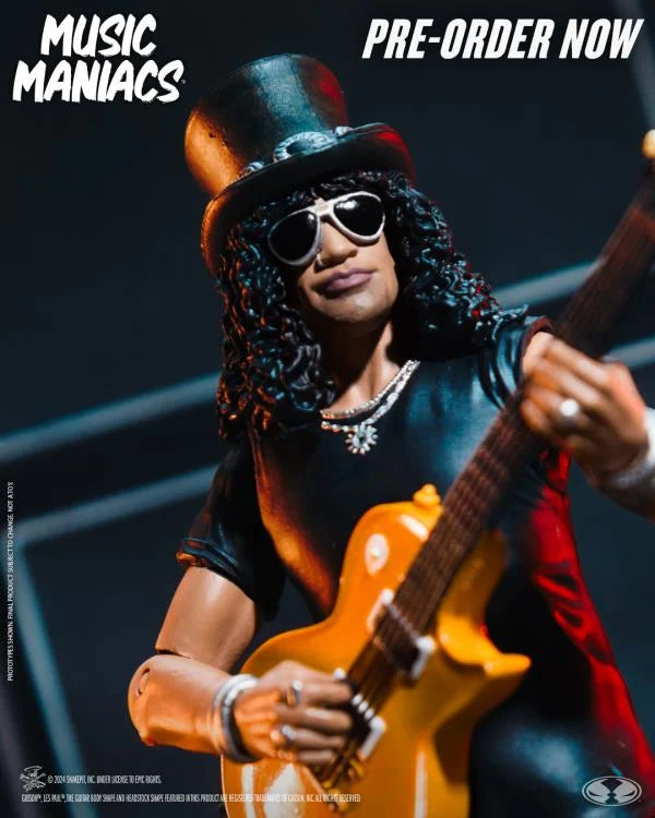 Slash Music Maniacs Limited Edition Collectible Action Figure - Perfect for Display, Gifts & Music Lovers Collection