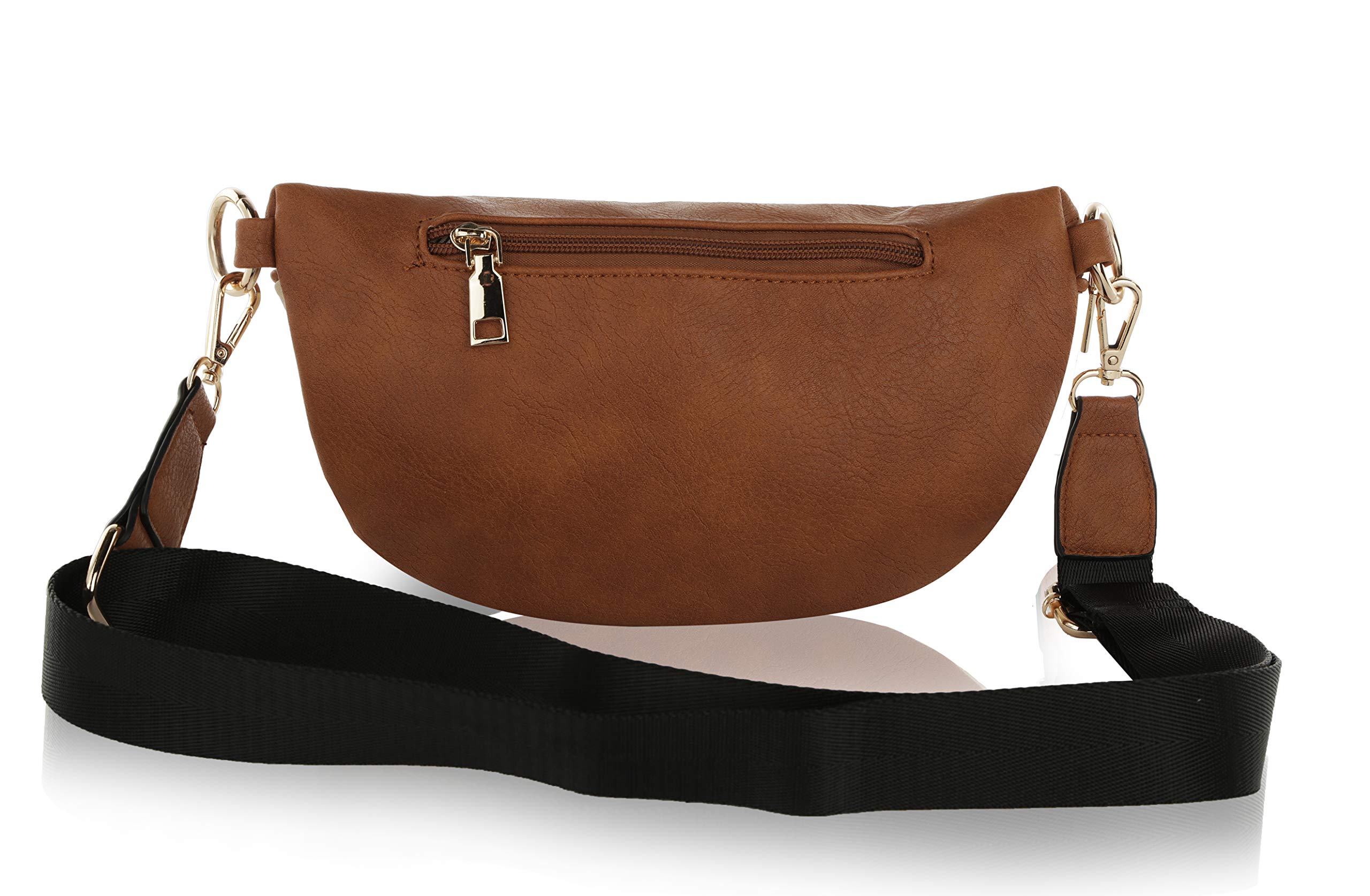 MKF Belt Bag for Women - Stylish Half Moon Fanny Pack for Outdoor, Travel & Sports - Mini Waist Bag with Phone Pocket - Perfect for Hiking, Concerts & Everyday Use