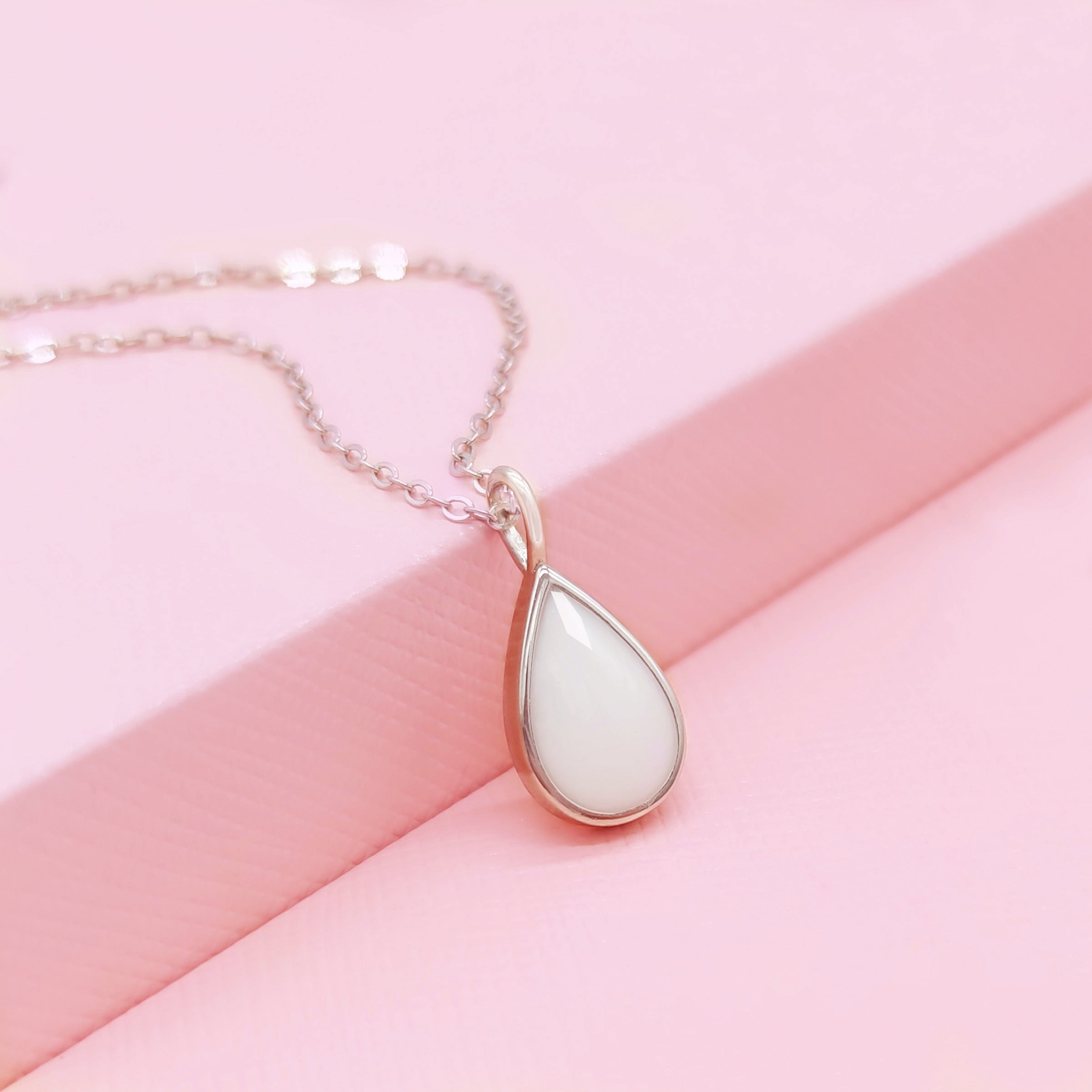 Milky Drop Breastmilk Necklace - Handmade Keepsake Jewelry for Moms | Perfect for Breastfeeding Mothers, Baby Showers & Mother's Day Gifts
