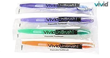 Vivid UniBrush I - 10 Pack Corded Electric Toothbrushes for Adults - Perfect for Home, Travel & Daily Oral Care
