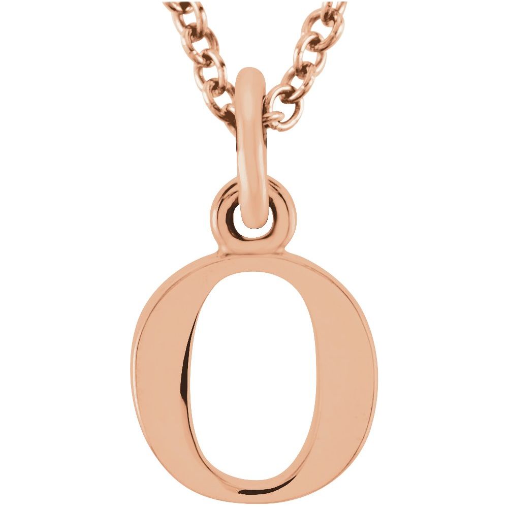 Elegant Gold Lowercase 'o' Initial Choker Necklace - Perfect for Gifts, Birthdays, and Everyday Wear
