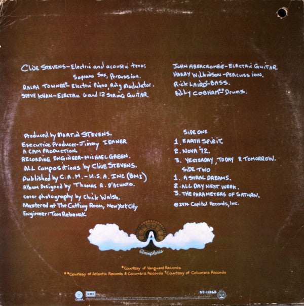 Clive Stevens & Friends - Atmospheres (2) LP Vinyl Album (VG+ Condition) | Ambient Jazz Fusion Music for Relaxation & Meditation