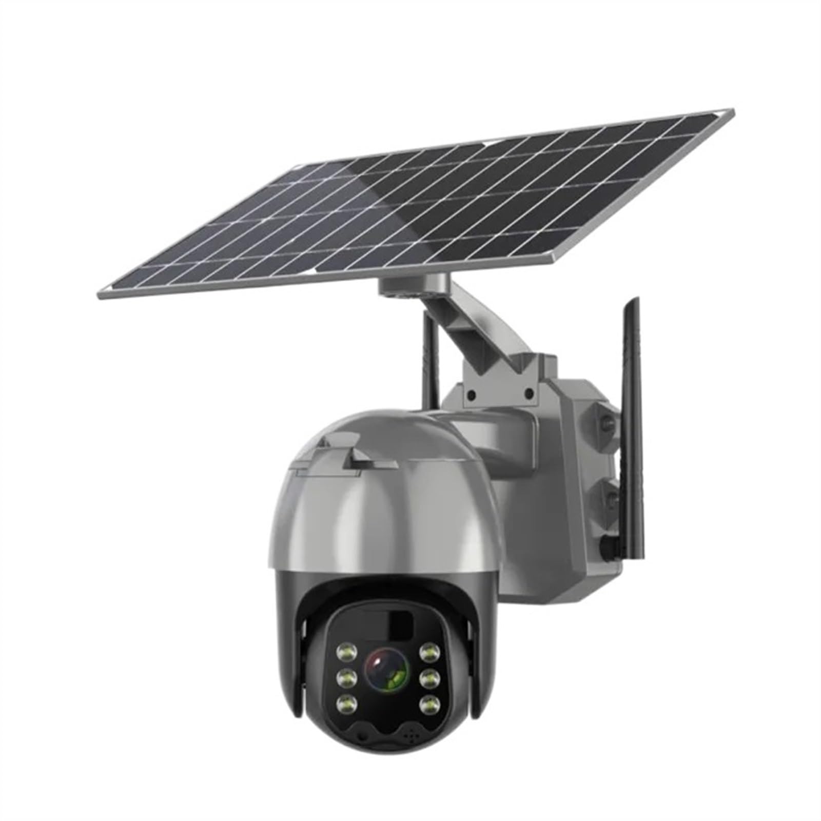 4G PTZ Solar Security Camera Wireless Outdoor - 360° HD Night Vision CCTV, Two-Way Audio, Solar Powered IP Camera with 64GB TF Card for Home Security & Surveillance - Perfect for Backyard, Garage & Property Monitoring