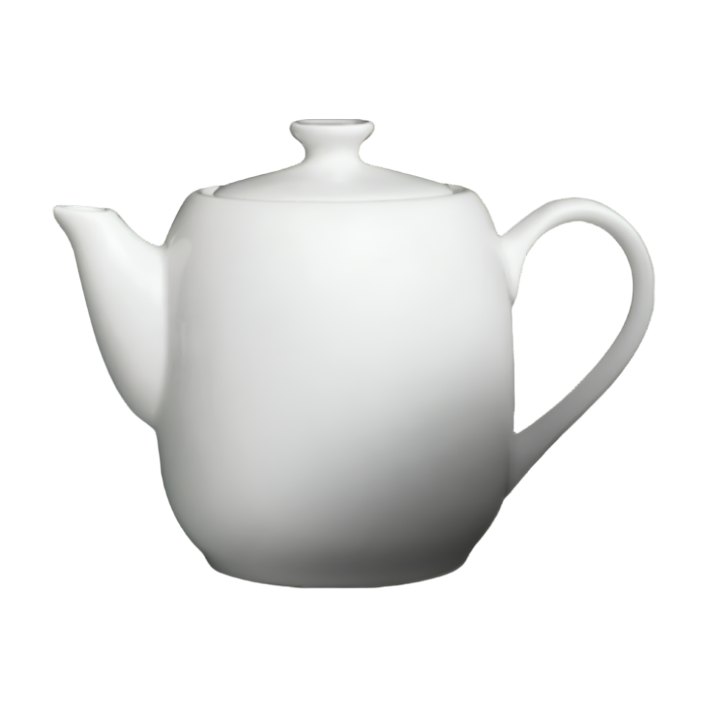 Cameo Dynasty 12 Oz Coffee Tea Pot - 24 Pack Bulk Set for Restaurants, Cafes & Home Use - Durable Porcelain Tea Kettle with Classic Design