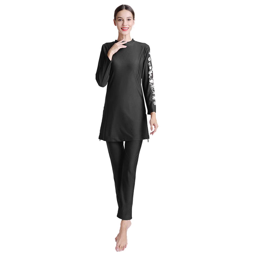 Modest Muslim Swimwear for Women - Full Coverage Islamic Burkini with Hijab & Swim Pants | Halal Beachwear for Swimming, Surfing & Water Activities