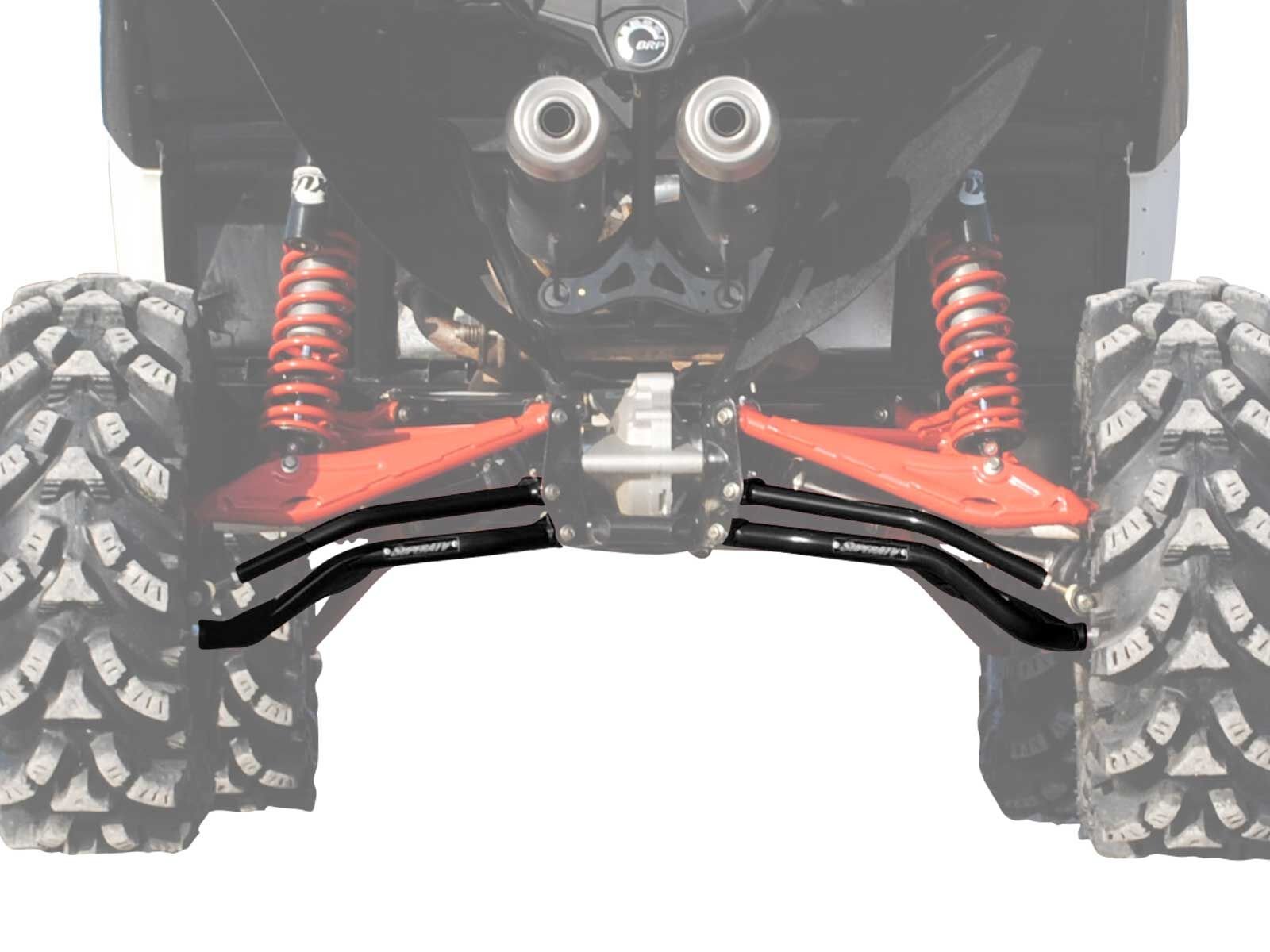 SuperATV High Clearance Rear A-Arms for Can-Am Maverick XMR, DPS, XRS & MAX - Heavy Duty Off-Road Suspension Upgrade - Perfect for Mudding, Rock Crawling & Trail Riding