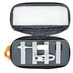 Lowepro Gearup Pouch Medium Camera Bag - Dark Grey Green Line for DSLR, Mirrorless & Accessories - Perfect for Travel, Hiking & Outdoor Photography