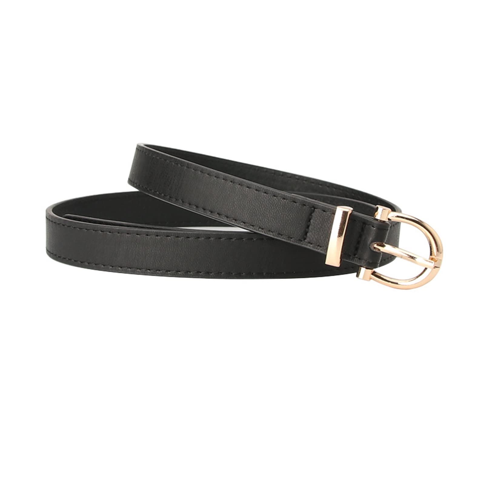 Women's Genuine Leather Dress Belt - Adjustable Waist Strap for Jeans, Pants & Skirts (105CM, Camel) | Stylish & Versatile Accessory for Casual & Formal Outfits