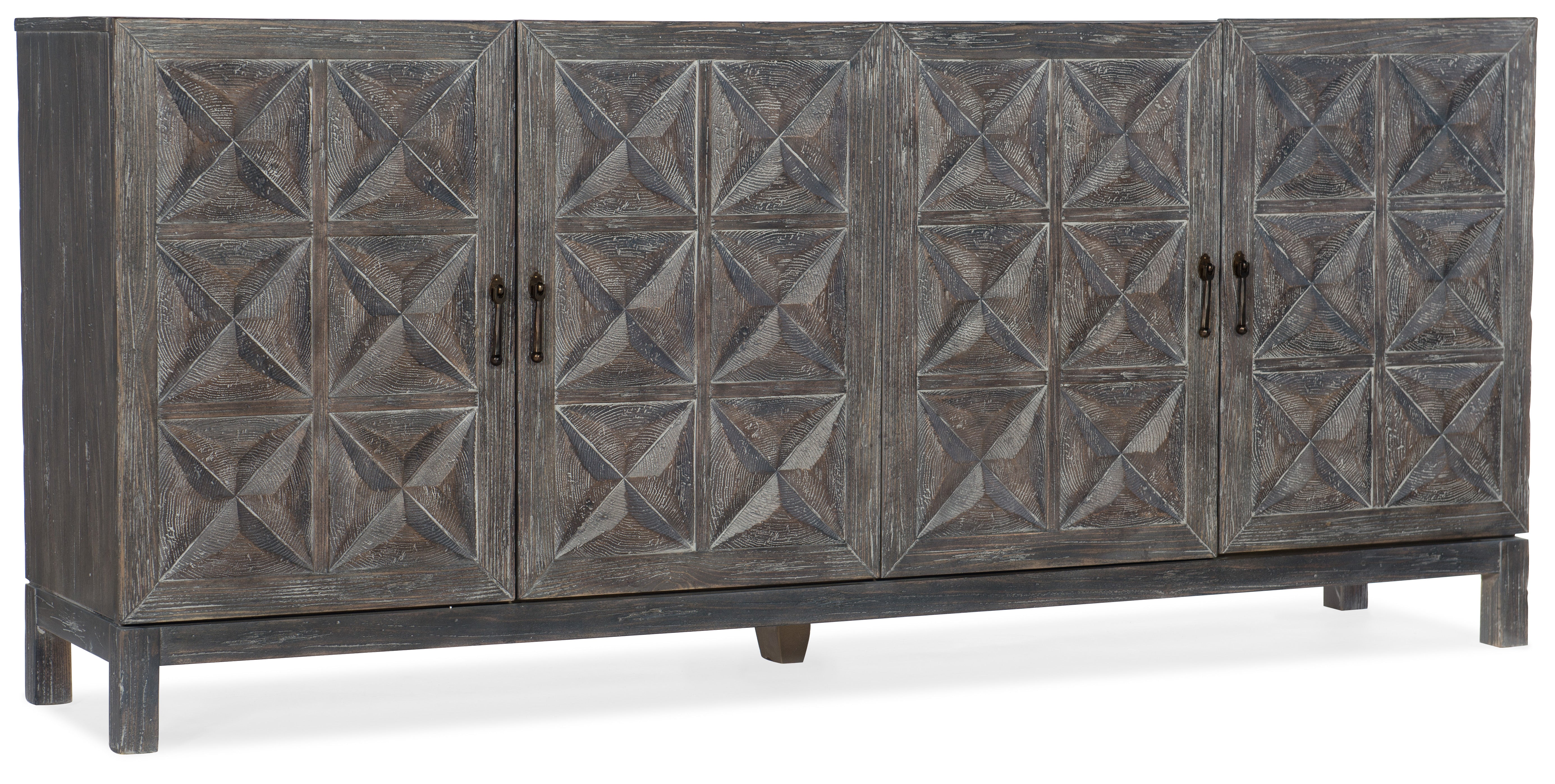 Beaumont Modern TV Stand with Storage - Entertainment Center for Living Room, Bedroom & Home Theater - Wooden Media Console with Shelves & Cabinets