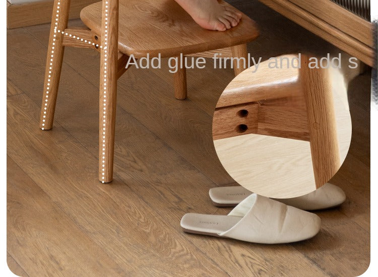 Solid Oak Wood Small Chair for Kids & Toddlers - Sturdy & Safe Baby Chair for Dining, Reading, and Playroom Use
