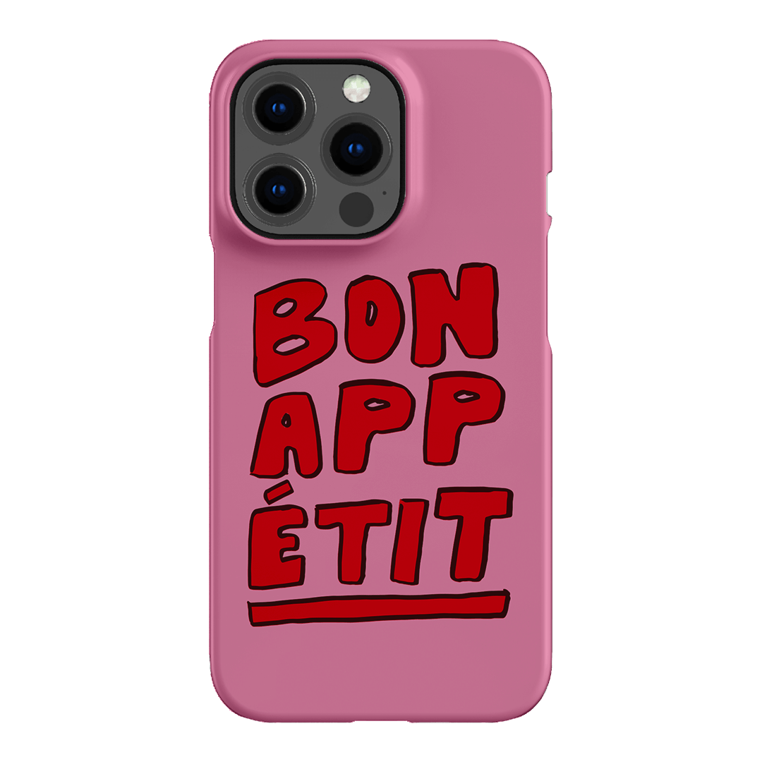 Stylish Bon Appetit Red Phone Case - Durable Protective Cover for iPhone & Samsung - Perfect for Foodies & Cooking Enthusiasts
