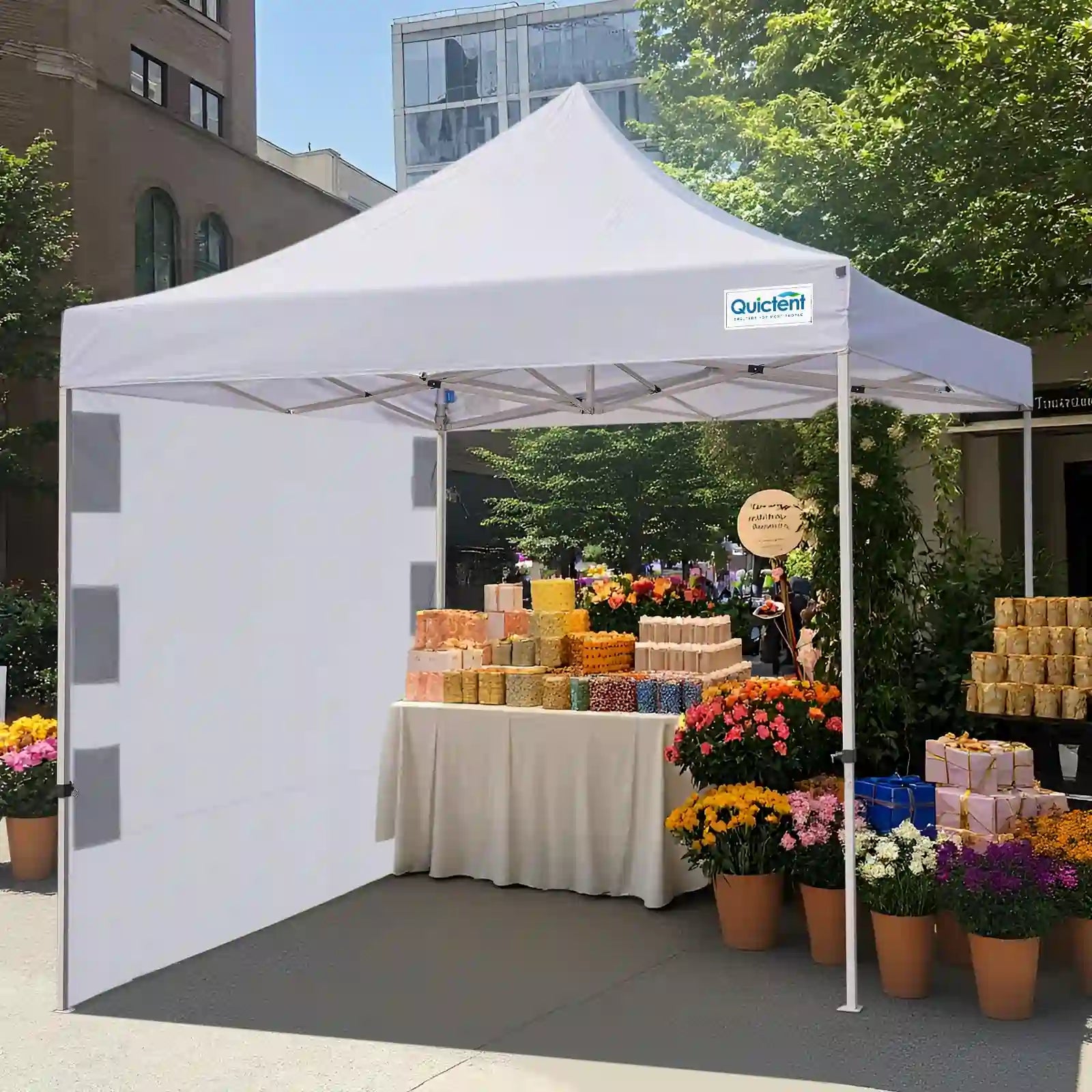 Heavy Duty Commercial Pop Up Canopy Tent - Waterproof Instant Shelter for Outdoor Events, Parties, Markets & Camping