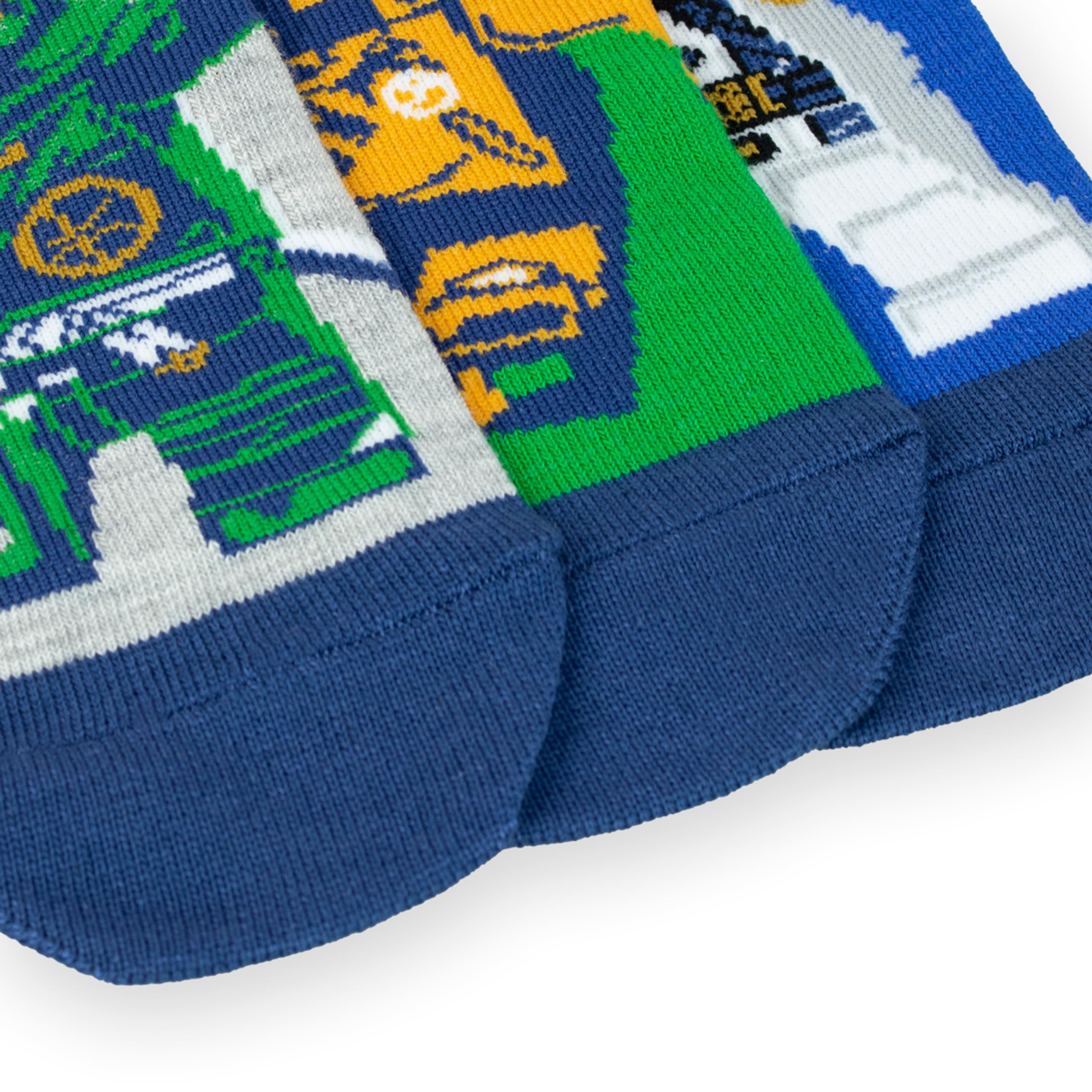LEGO Ninjago Boys Socks 3 Pack - Cotton Ankle Socks for Kids | Comfortable Play Socks | Perfect for School, Sports & Ninja Costume Play