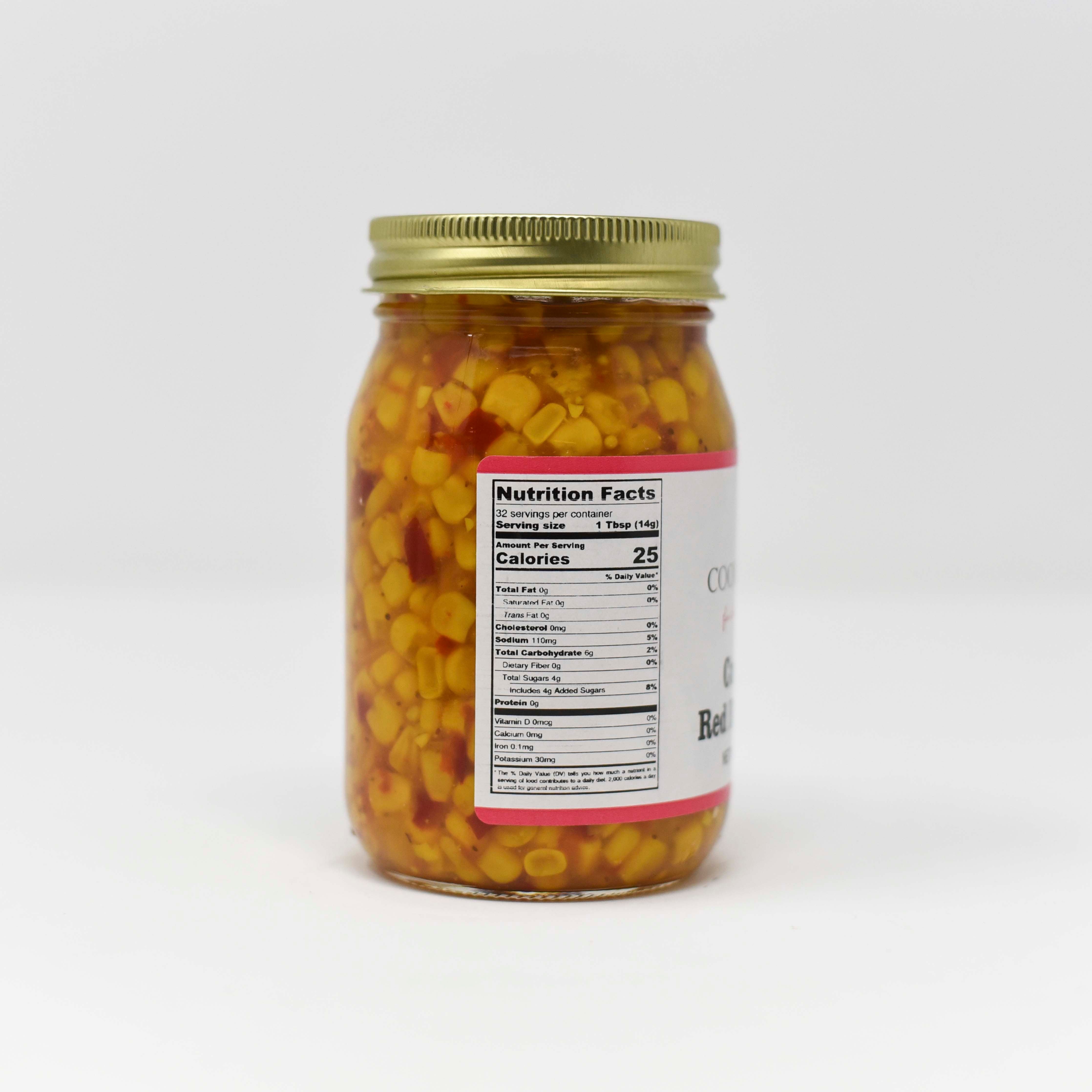 Premium Corn & Red Bell Pepper Relish - Sweet & Tangy Condiment for Burgers, Hot Dogs & BBQ Dishes