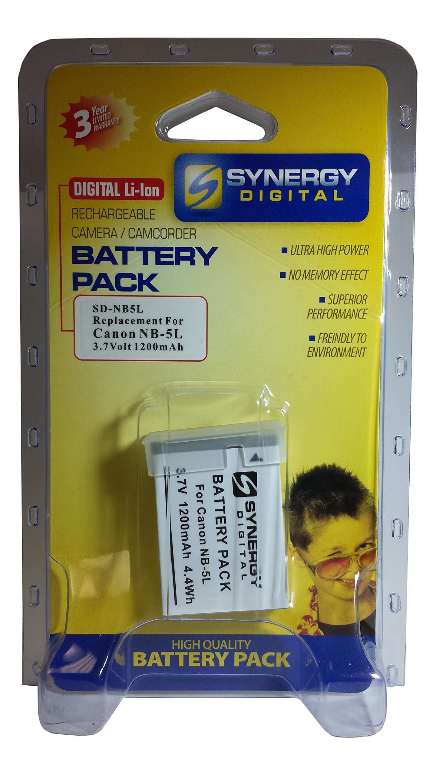 Synergy Digital Accessory Kit for Canon PowerShot 990IS - Battery & Charger for Travel Photography