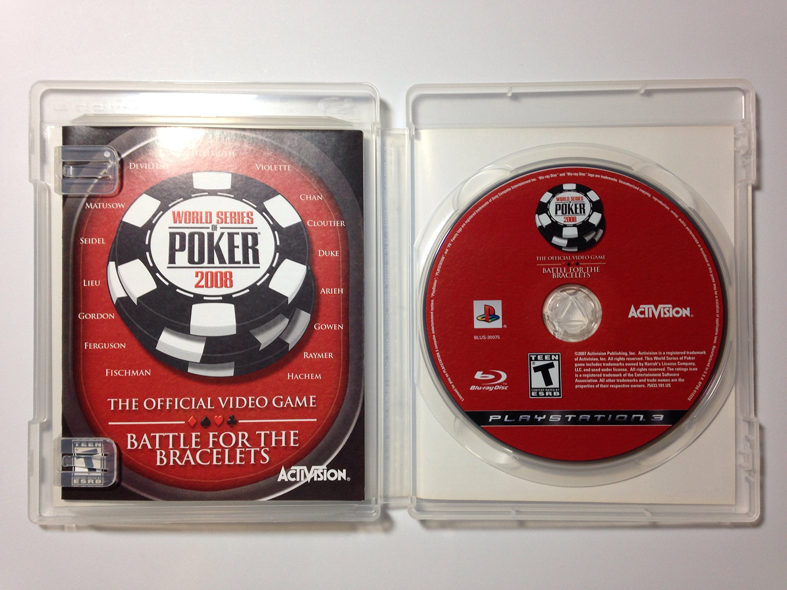 World Series of Poker 2008: Battle for the Bracelets - PS3 Game | Authentic Casino Experience for Poker Enthusiasts | Perfect for Game Nights & Poker Tournaments
