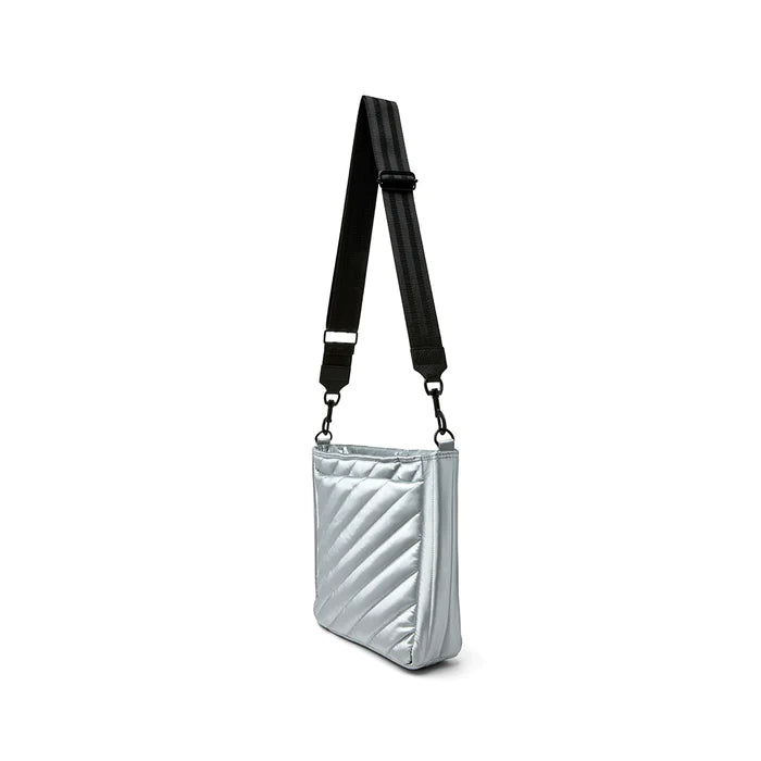 Think Royln Cloud Crossbody Tote Bag - Stylish Silver Shoulder Bag for Women | Perfect for Work, Travel & Everyday Use