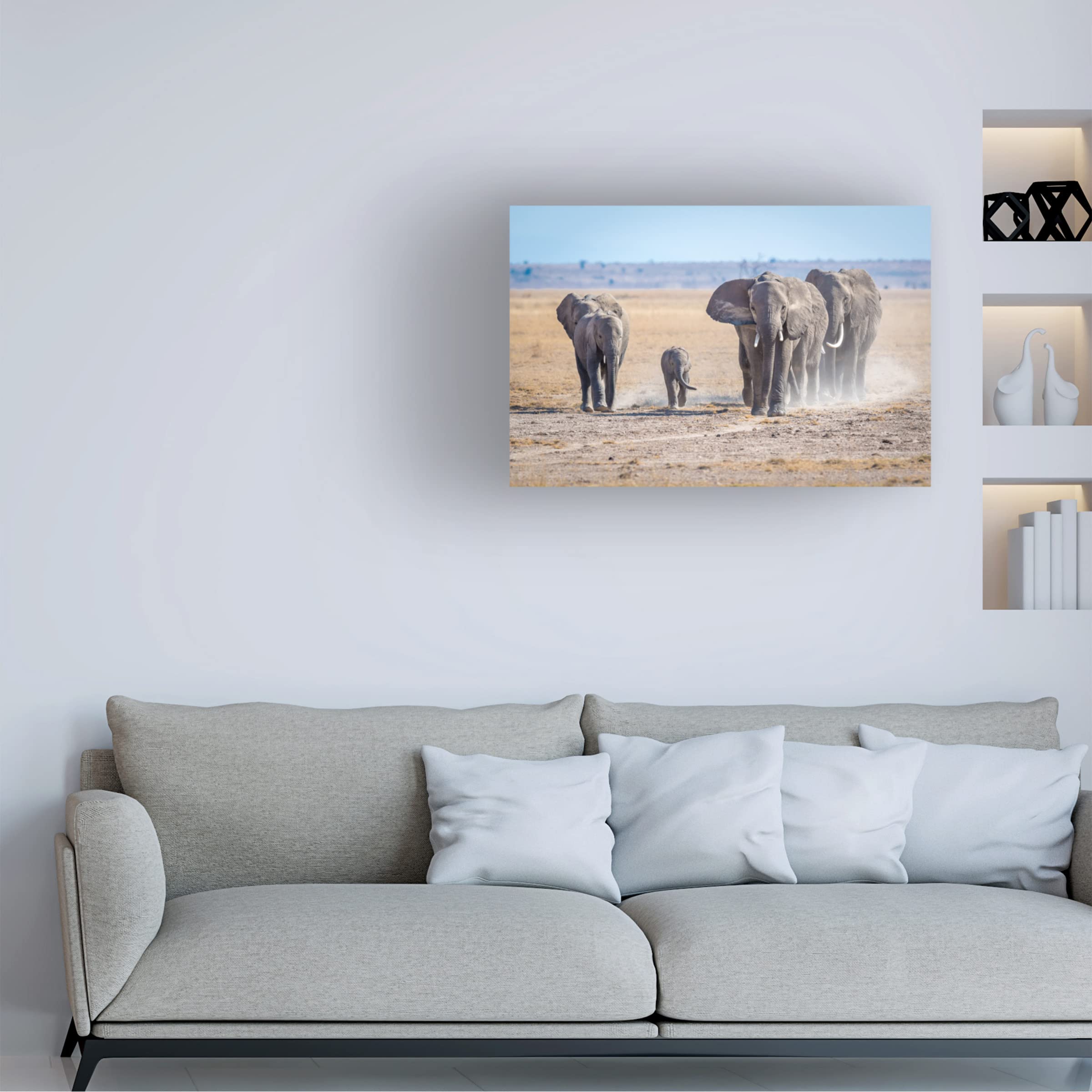 Trademark Fine Art 'The Gods Of Yesteryear' Canvas Wall Art Print by Jeffrey C Sink - Mythological Decor for Living Room, Bedroom & Office