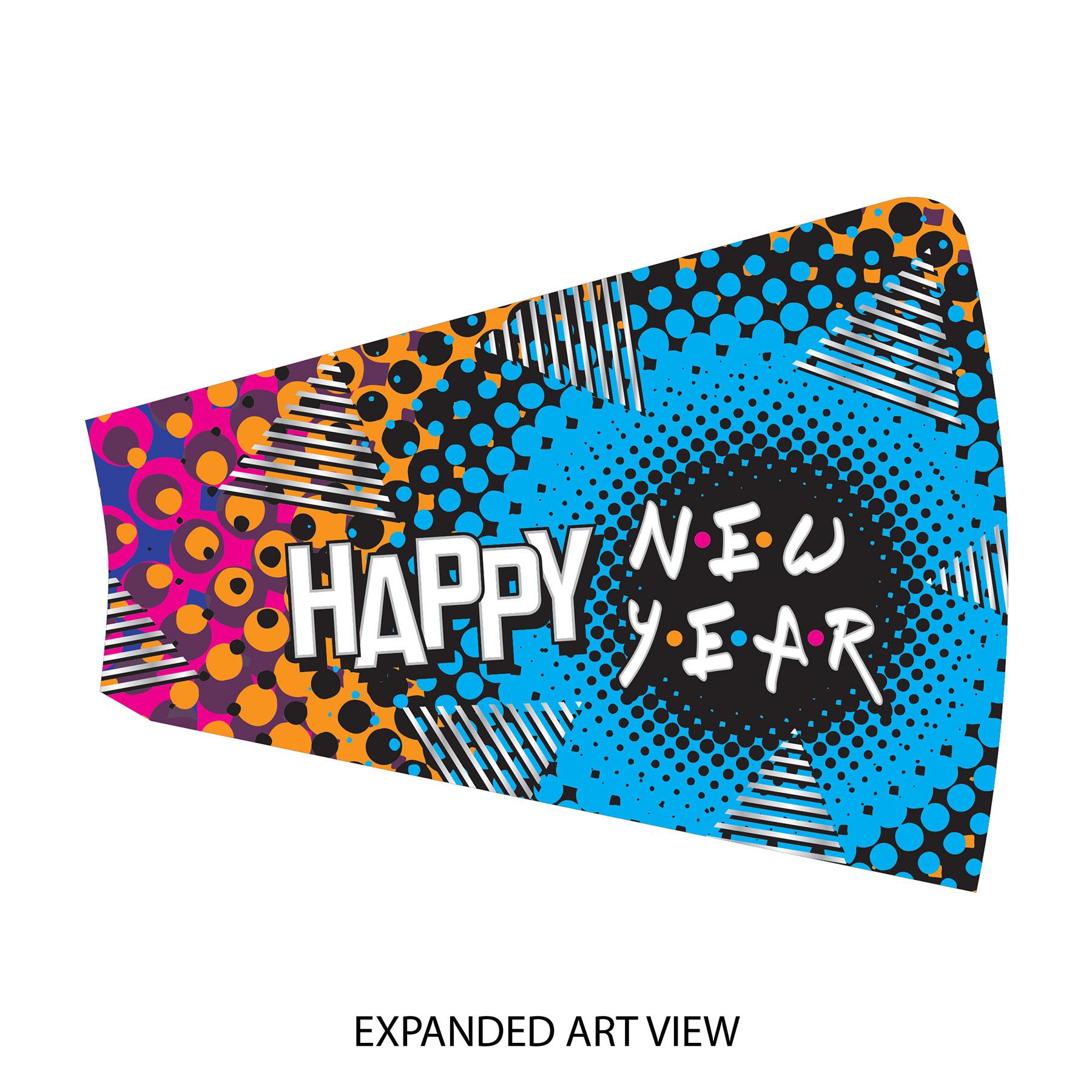 100 Pack Beistle 90's Happy New Year Horns - Nostalgic Party Blowers for New Year's Eve, Birthday Celebrations & Festive Events - Perfect for 90s Theme Parties & Decoration