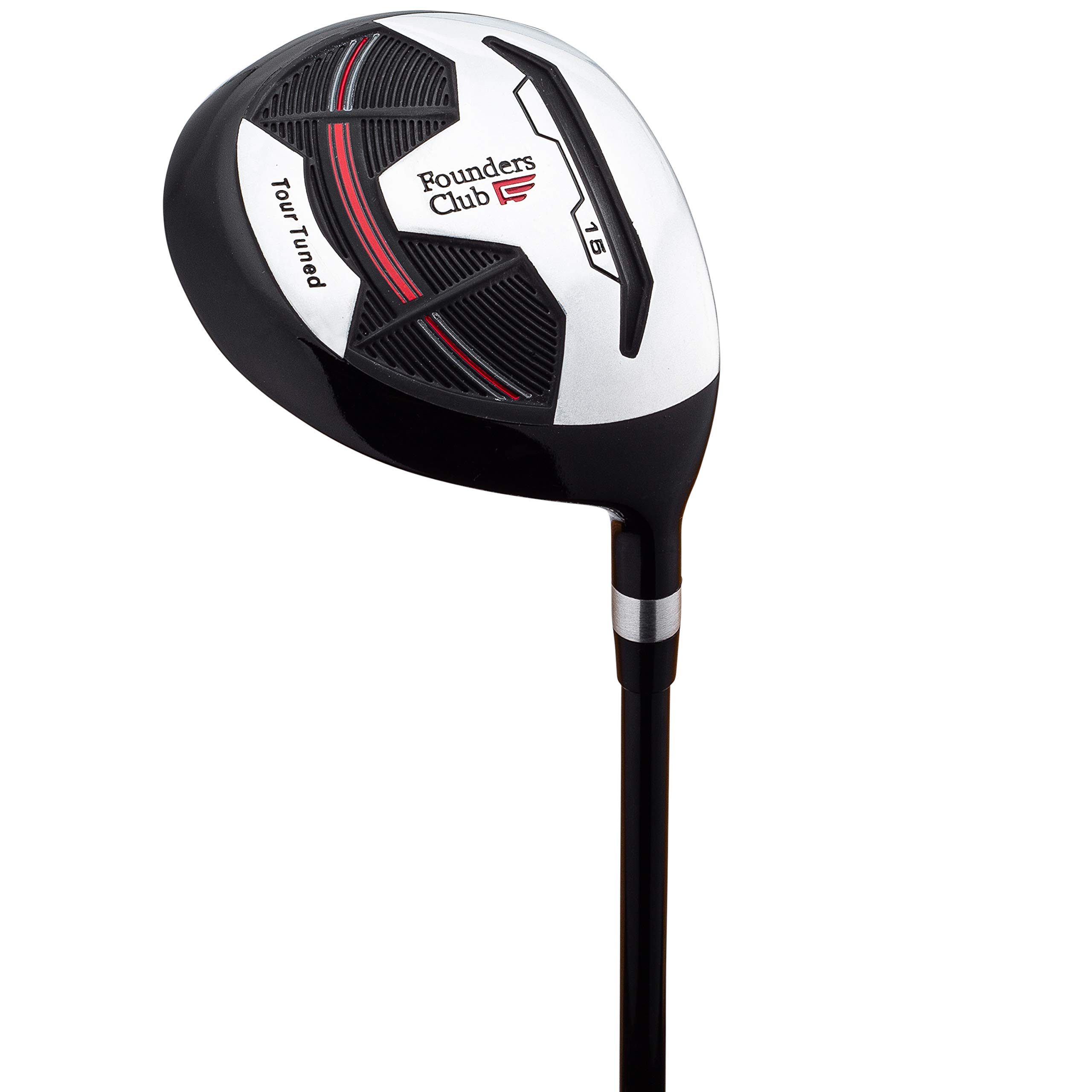 Founders Club Tour Tuned Men's Complete Golf Club Set with Stand Bag - Premium Golf Equipment for Beginners & Intermediate Players | Perfect for Driving Range, Course Play & Tournament Practice