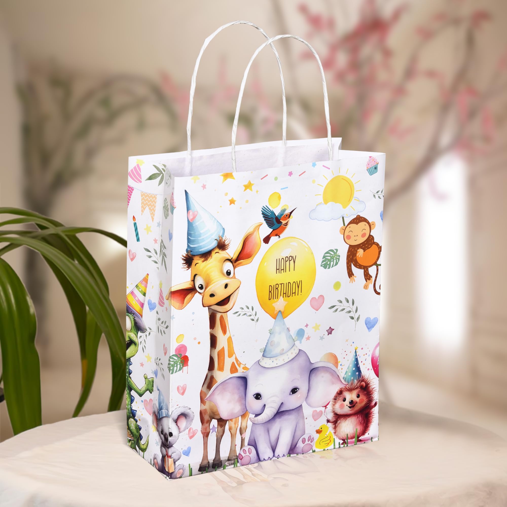 Premium Jungle Safari Animal Theme Gift Paper Bags 8