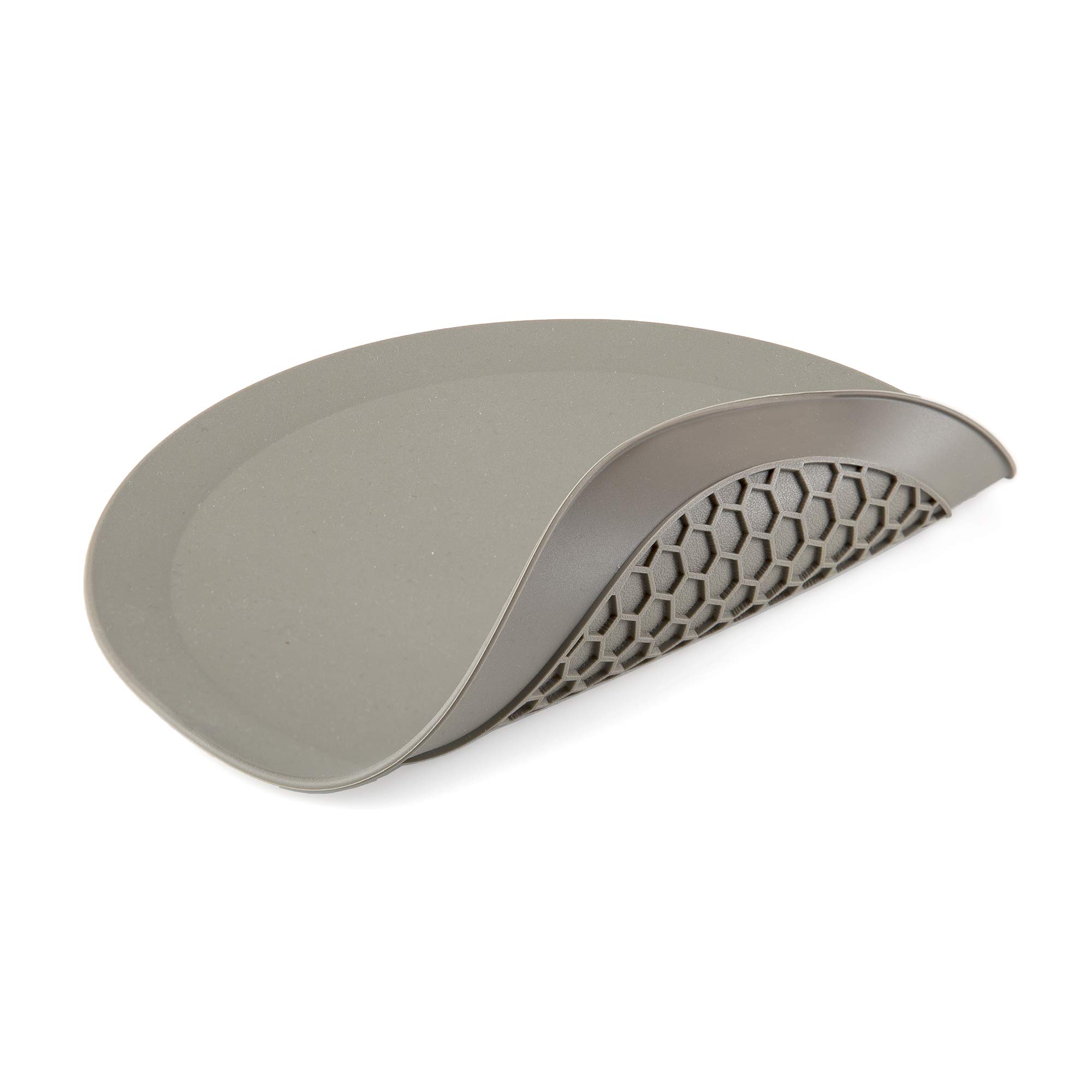 PrepSolutions Compact Microwave Multi-Mat - 9.5 Inch Gray Microwave Splatter Guard & Heat Resistant Trivet - Perfect for Microwave Cooking, Dining Table Protection & Hot Dish Placement