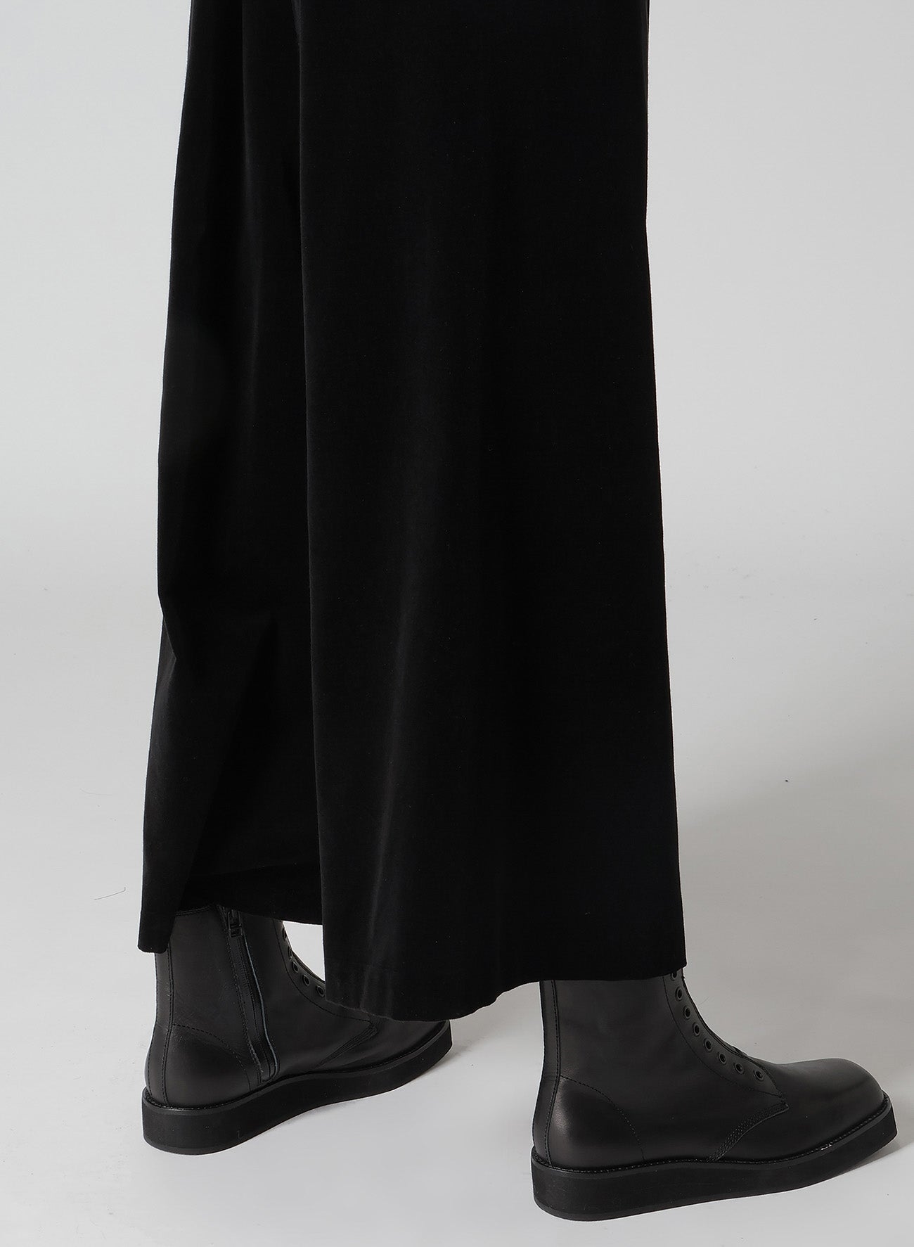 Velvet Tuck Flared Pants for Women - High Waist Stretchy Comfortable Lounge & Work Pants - Perfect for Office, Travel, and Casual Wear