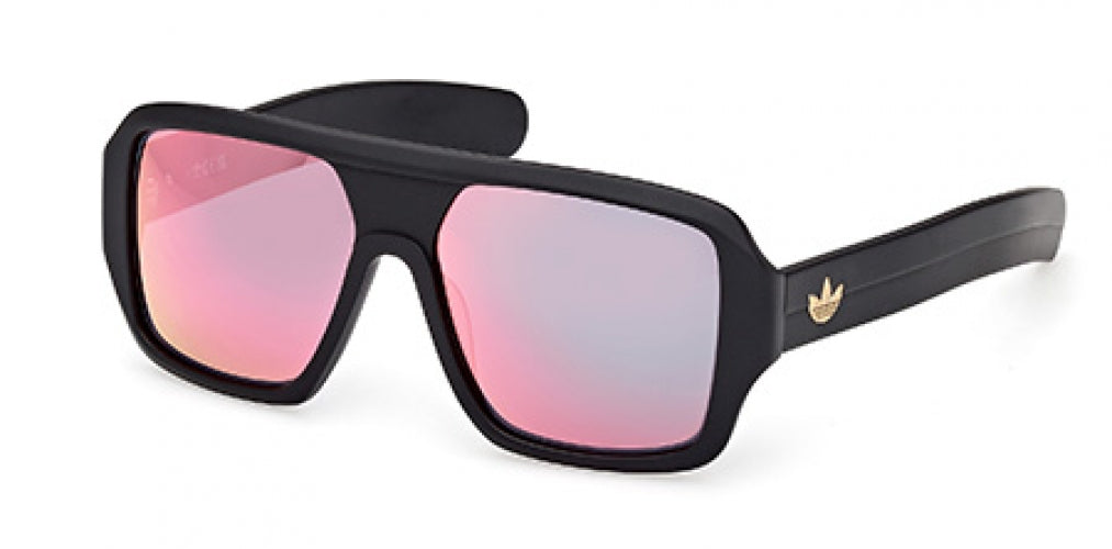 02U - Matte Black - Bordeaux Mirror