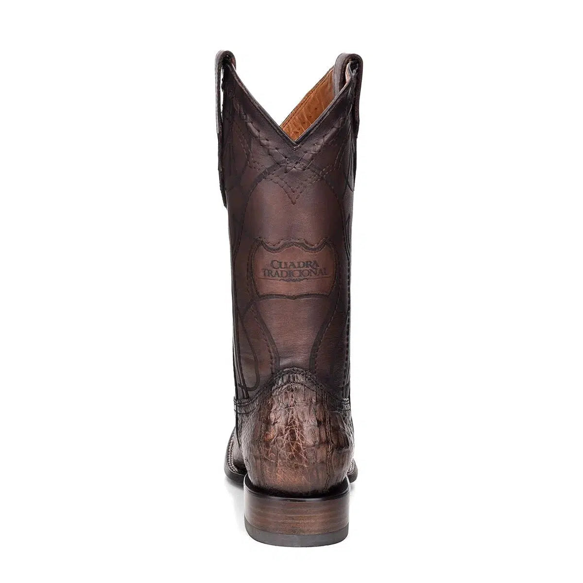Men's Cuadra Brown Western Cowboy Rodeo Caiman Leather Boots - Durable & Stylish for Rodeo, Country Dancing & Outdoor Adventures