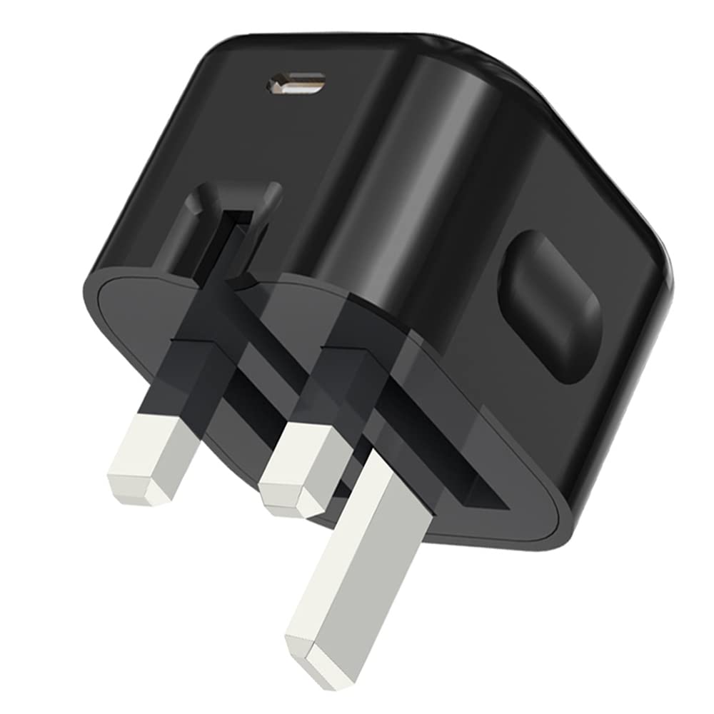 20W USB C Fast Charger for iPad Air 11/13 (2022-2025) & iPad Pro 11/13 (2024) - Foldable PD Wall Adapter with Type C Port - Perfect for Home, Office & Travel (Black)