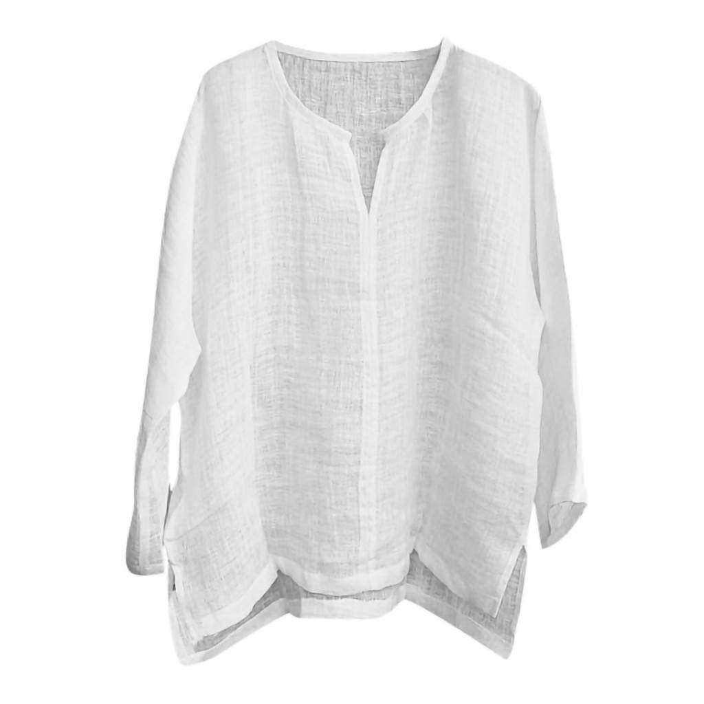 Breathable Men's Casual T-Shirt - Comfortable Loose Fit Short & Long Sleeve Solid Color Collarless Dress Shirt for Workout, Gym, and Everyday Wear