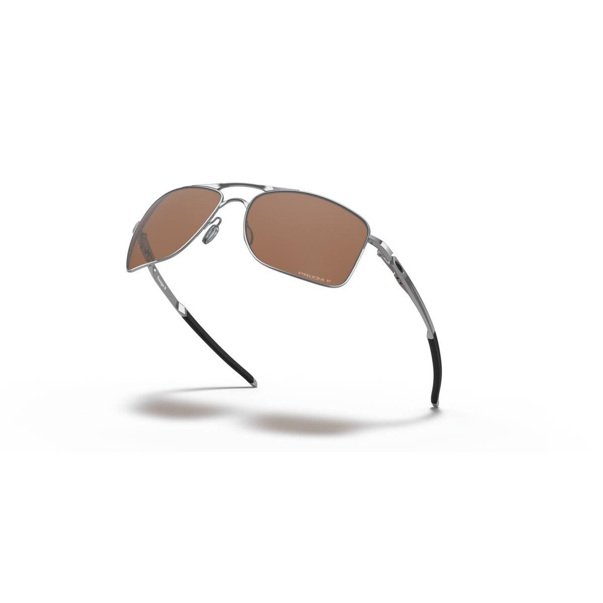 Oakley Gauge 8 Sunglasses - Polished Chrome Frame with Prizm Tungsten Polarized Lenses (0OO4124-412409) - Perfect for Driving, Outdoor Sports & Everyday Wear