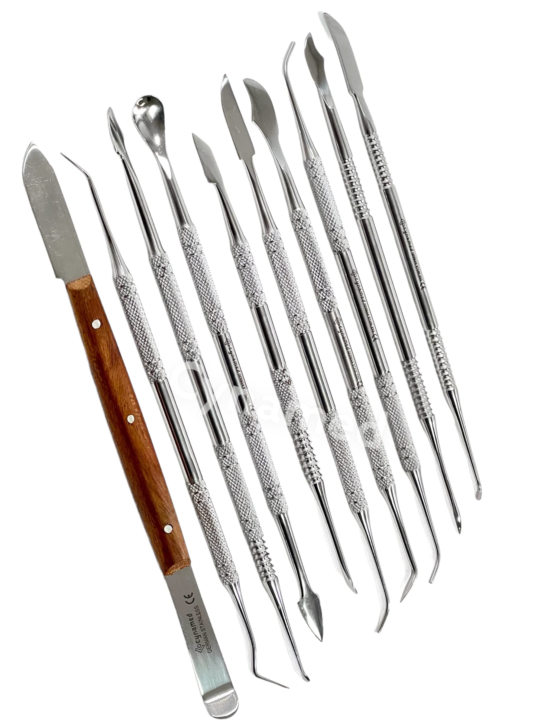 Premium Wax Carving Tools Set - 10-Piece Stainless Steel Wax & Clay Sculpting Kit with Double-Ended Dental Tools for Jewelry Making, Candle Carving, Modeling & DIY Crafts - Perfect for Artists, Dentists & Hobbyists
