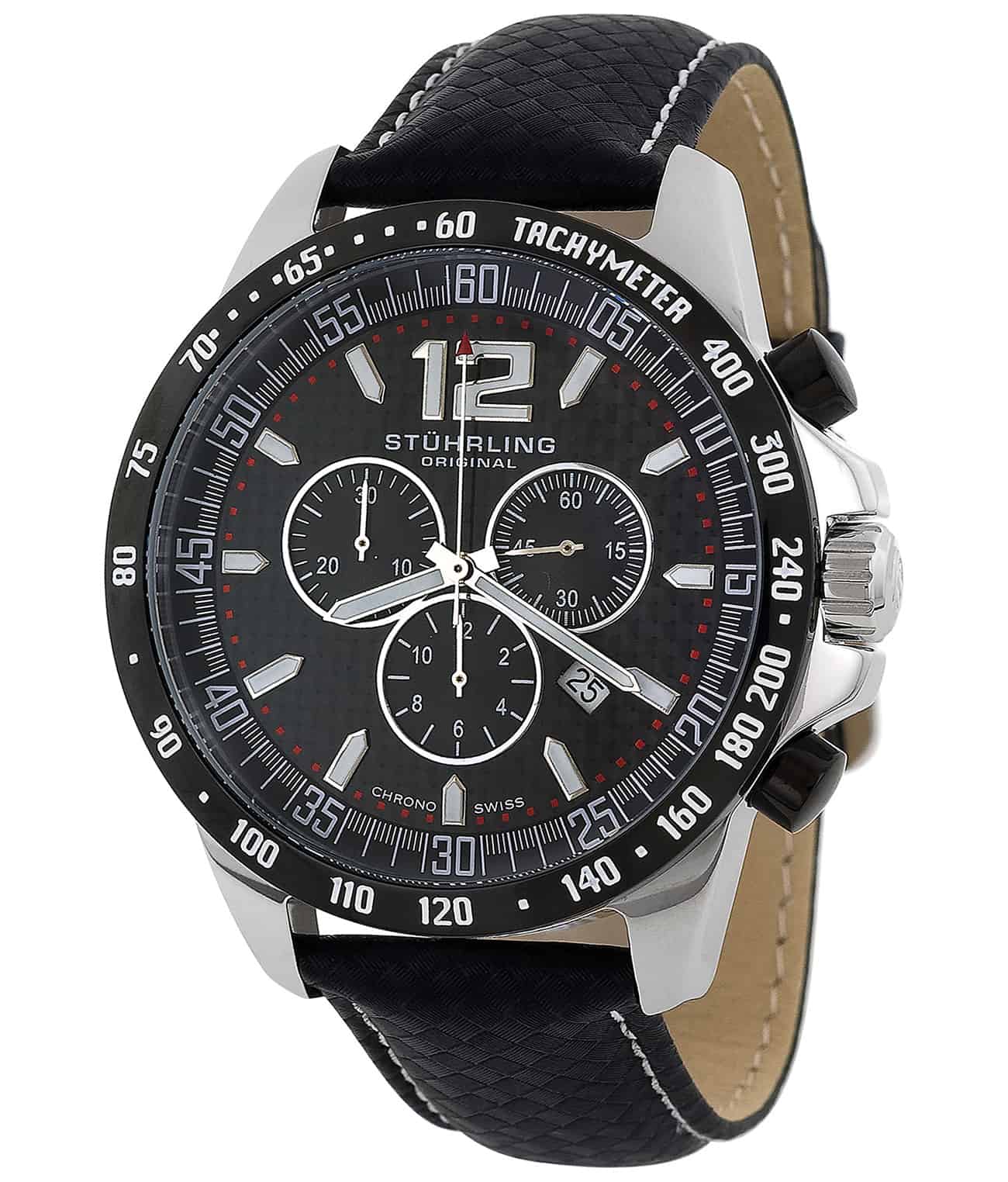 Concorso Chronograph 210A Quartz Watch - 46mm Men's Stainless Steel Dress Watch with Date Display - Perfect for Business, Formal Events & Gift Giving