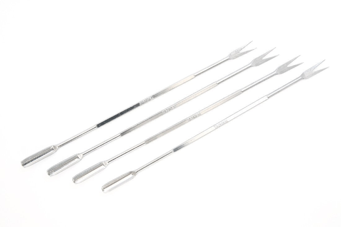 Premium Cuisena Seafood Fork & Pick Set of 4 - Stainless Steel Appetizer Forks for Oysters, Crab, Lobster - Perfect for Seafood Parties, Fine Dining & Home Entertaining