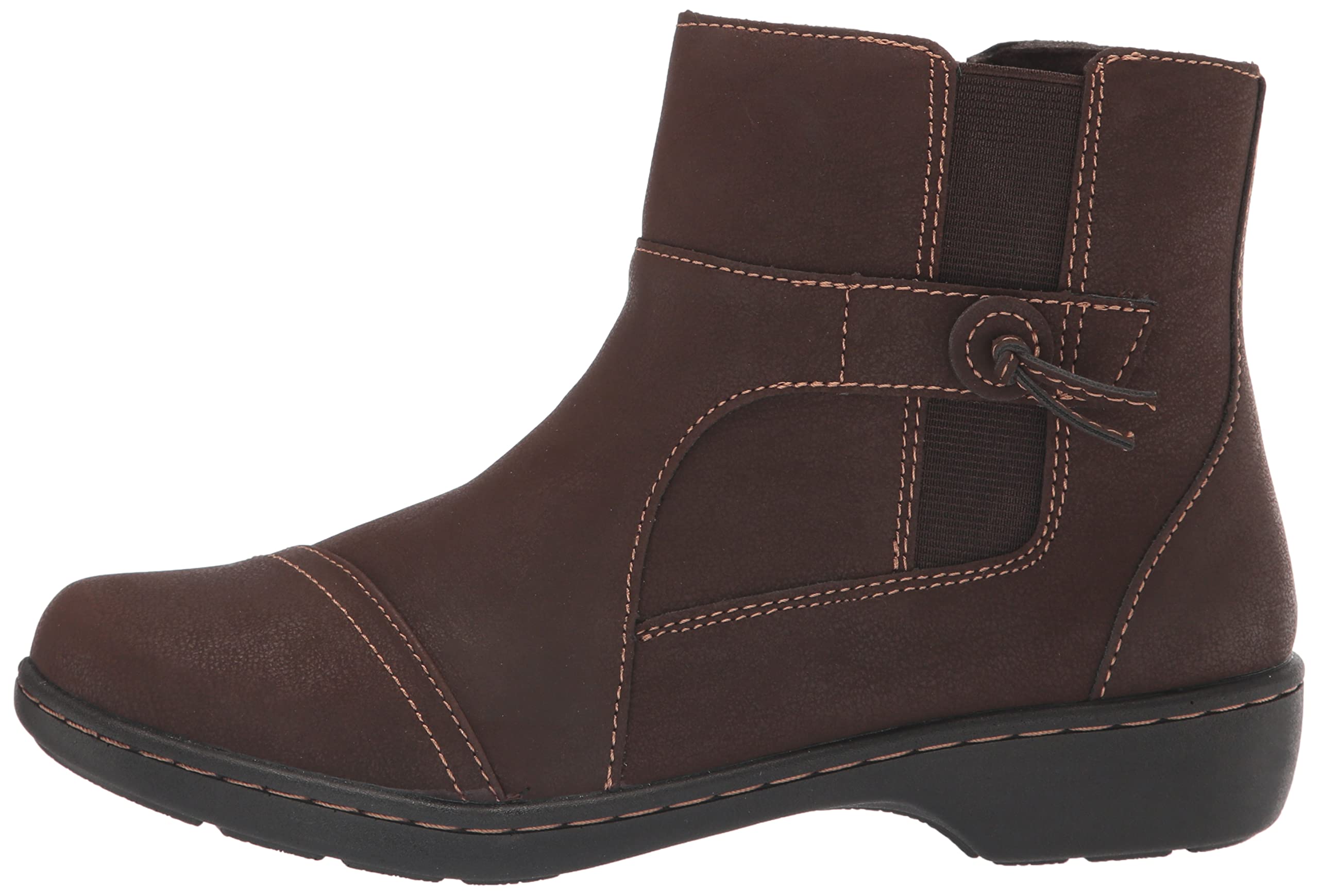 Eastland Women's Bella Ankle Boot - Comfortable Leather Chelsea Boots for Women, Slip On Winter Booties with Cushioned Insole | Perfect for Work, Travel & Casual Outfits