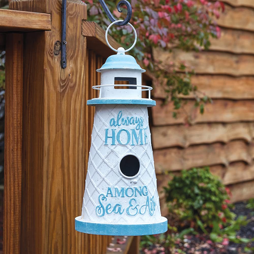 Always Home Bird Lighthouse - Decorative Lighthouse Figurine for Home & Garden Decor | Perfect for Coastal, Beach House, and Bird Lover Gifts