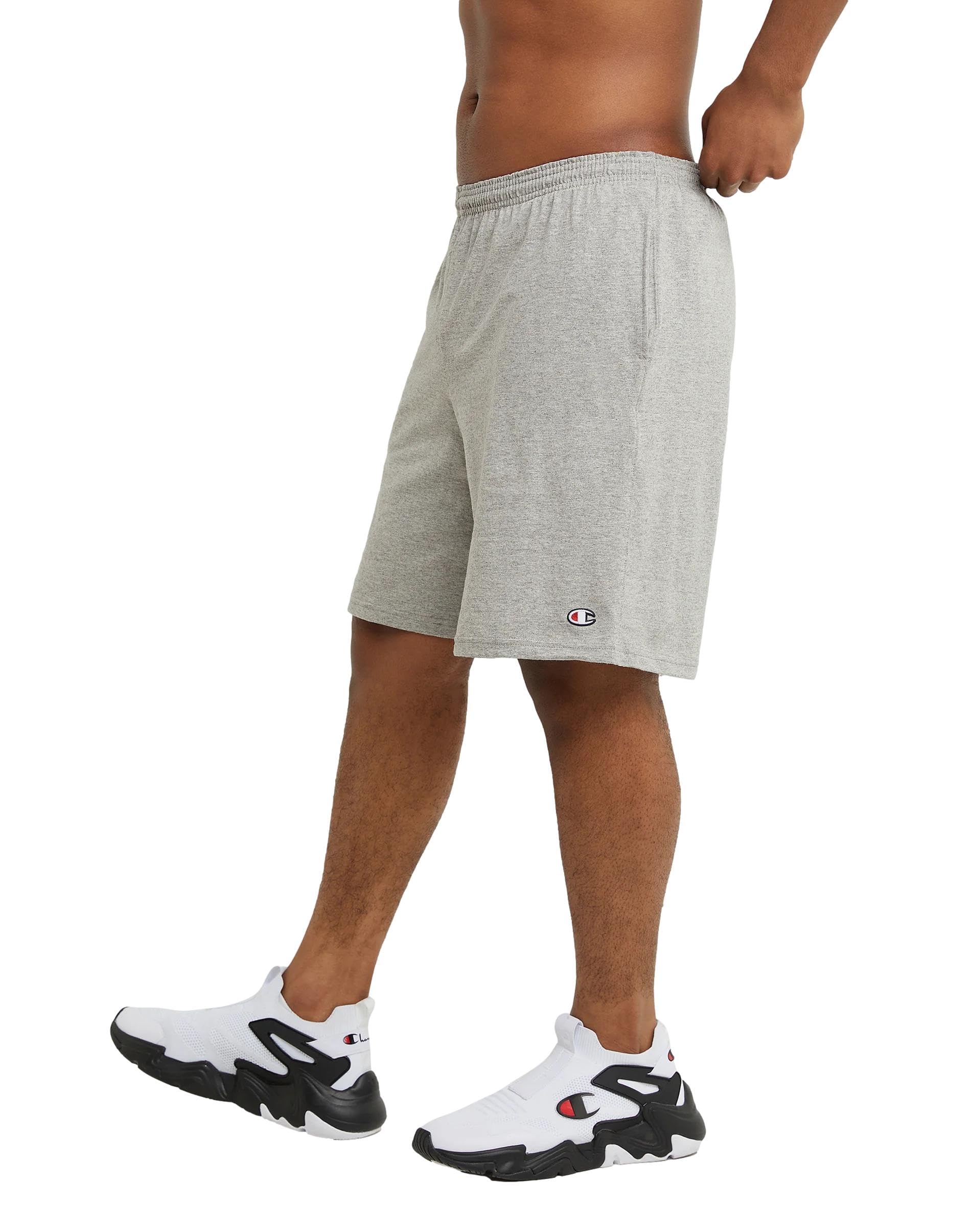 Champion Men's 100% Cotton Jersey Gym Shorts - 7
