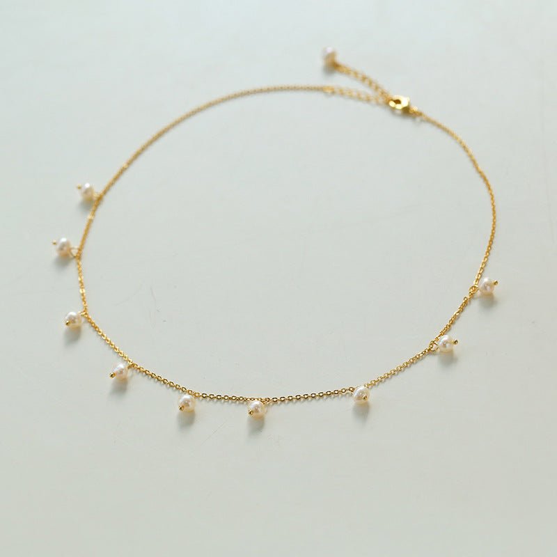 Layered Pearl and Chains Necklace for Women - Elegant Fashion Jewelry for Party, Wedding & Daily Wear