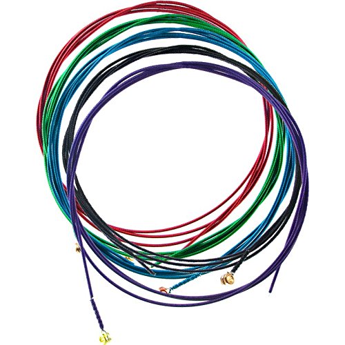 **Best Electric Guitar Strings - Arkay 10-46 Gauge, Multi-Colored - Perfect for Rock, Blues & Stage Performance**