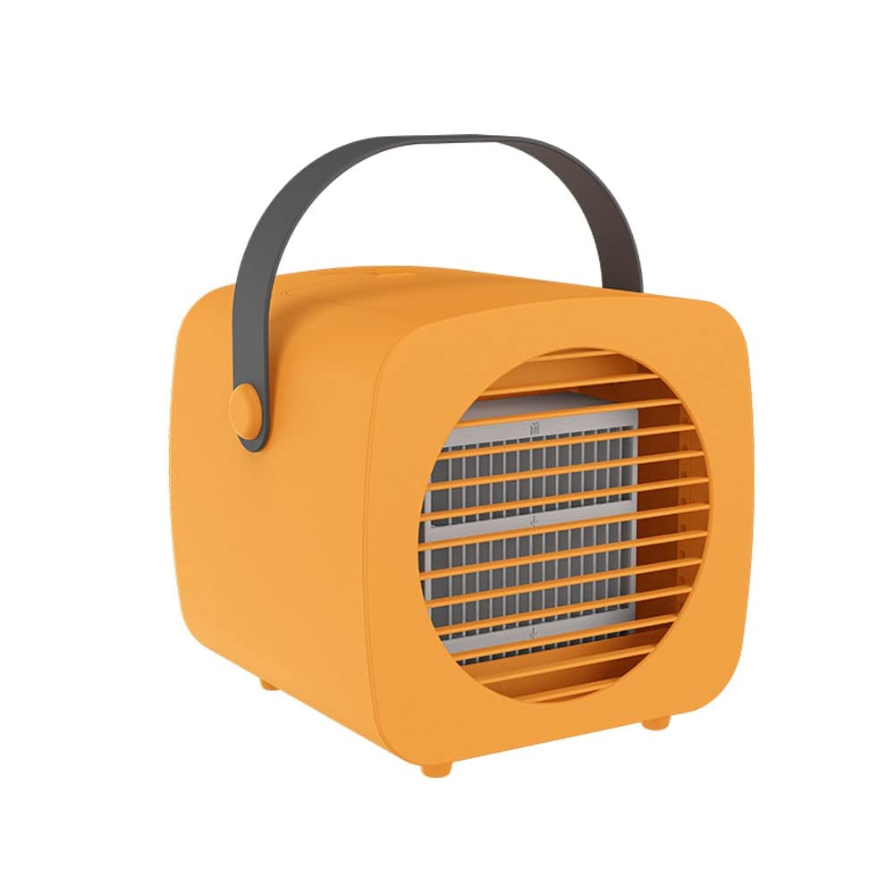Portable Mini Air Conditioner Fan - 3 Speed Personal Desktop Evaporative Cooler with Dual Water Tanks | USB Powered Cooling Fan & Humidifier for Home, Office, Outdoor, Travel, Camping, Dorm Room